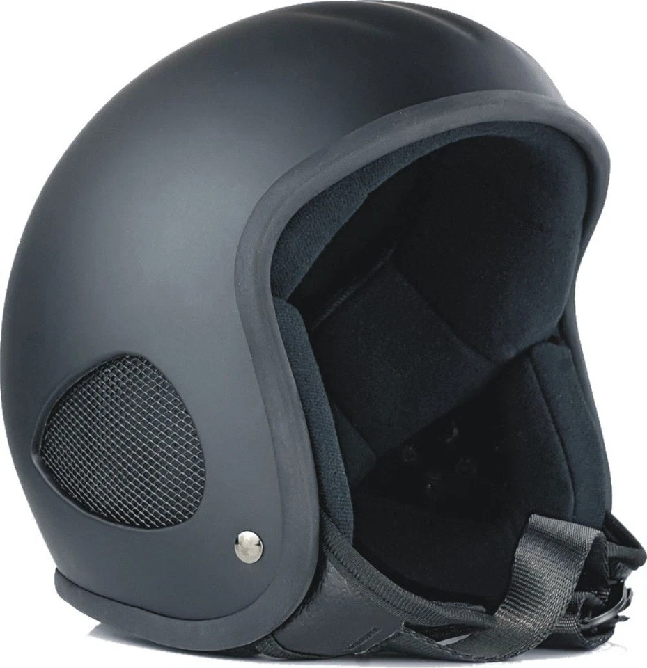 Bores Helm SRM Slight 3 Finale Jethelm mit Textil Innenfutter Matt Schwarz - Bild 1 von 3