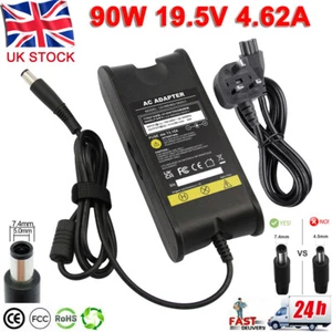 For UK Laptop Charger Adapter 65W DELL Latitude E5400 Core I3 & I5 19.5V 3.34A - Picture 1 of 11