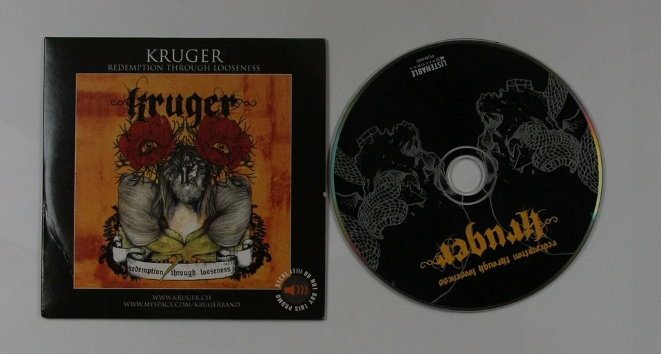 Kruger Redemption Through Looseness F Adv Cardcover CD 2007 Metal Stoner - Bild 1 von 1