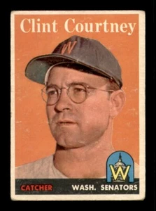 1958 Topps Set Break # 92 Clint Courtney GD *OBGcards* - Bild 1 von 2