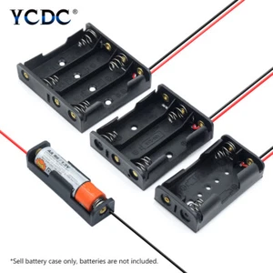 1 2 3 4 Way Portable Container Storage Box AAA AA Battery Case Power Solution - Zdjęcie 1 z 20