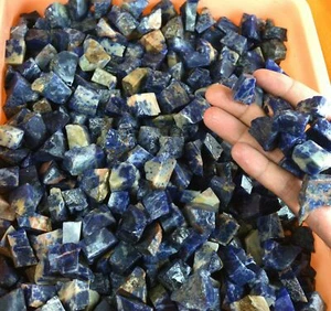 250-5000 ct Namibischer Sodalith natürlicher unbehandelter Edelstein grob Posten - Bild 1 von 4