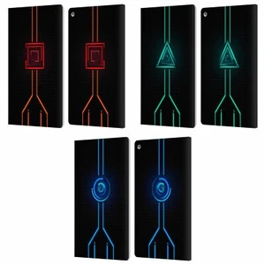 OFFICIAL ALYN SPILLER NEON LEATHER BOOK WALLET CASE FOR AMAZON FIRE - Picture 1 of 9