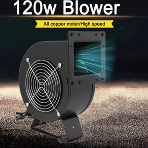 2600U/min Outdoor Holzofen Kessel Gebläse 110V 120W Rundflansch Gebläse Ventilator - Bild 1 von 17