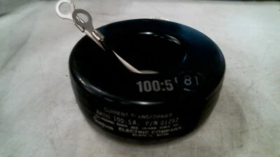 SIMPSON 01297 CURRENT TRANSFORMER RATIO 100:5A 50-400Hz 600V -FREE SHIPPING - Image 1 of 2
