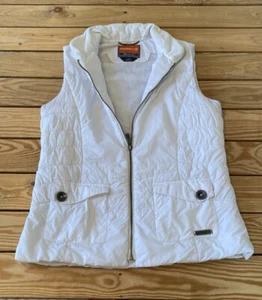 Merrell Women’s Full zip Opti Warm Puffer vest size L White AO - Picture 1 of 9