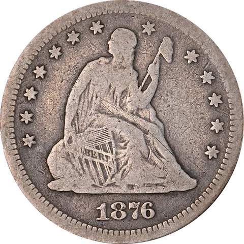 1876-S Seated Liberty Quarter Great Deals From The Executive Coin Company Cover