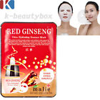 10 pièces feuilles de masque facial essence ginseng rouge coréen meilleurs feuilles de masque facial NEUF