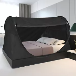 Tenda letto Alvantor tenda pop up letto baldacchino sogno tenda letto matrimoniale completa queen - Foto 1 di 21