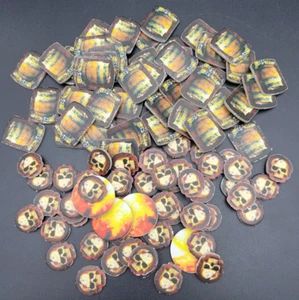 Warhammer Fantasy Invasion LCG  Marker - Verwundung - Goldmarker - Feuermarker - Bild 1 von 3