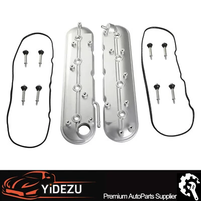 Valve Cover Set For 1999-2008 Chevy Avalanche Sierra GMC Yukon Buick Cadillac - Image 1 of 4