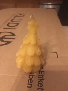 Bienenwachskerze | Tannenbaum schmal | Handgemacht | Kerze direkt vom Imker - Bild 1 von 1