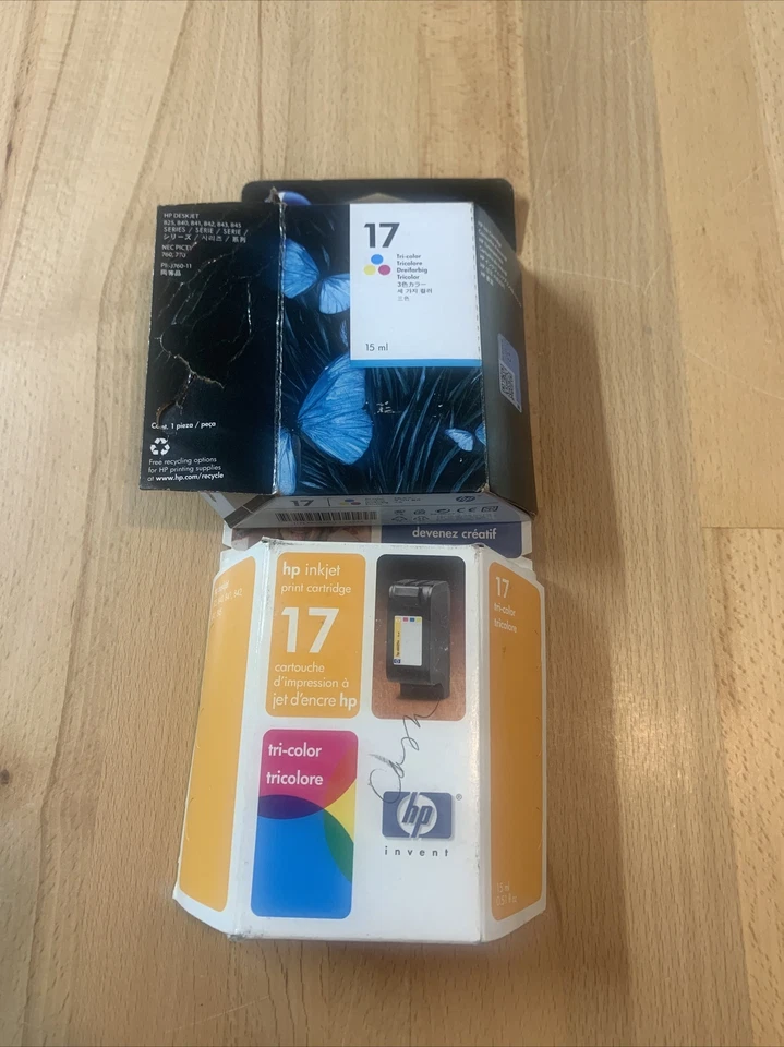 HP 17 Tri-color Ink Cartridge C6625AN Exp March 2006