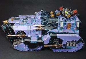 Painted Emperor's Children Mastodon Super-Heavy Assault Transport 30k - Picture 1 of 12