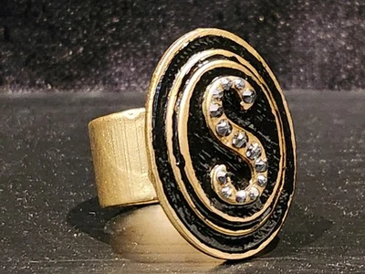 SPACEBALLS: Lone Star's Scwartz Ring (CUSTOM 3D PRINT)(Hand Painted and Jeweled) - Image 1 of 4