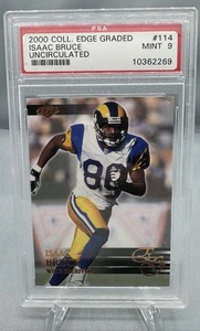 Isaac Bruce 2000 Collector's Edge Uncirculated /5000 PSA 10 LA ST. Louis Rams - Picture 1 of 2