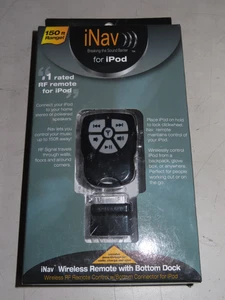 iNav for iPod breaking the sound barrier RF wireless remote with bottom dock - Picture 1 of 2