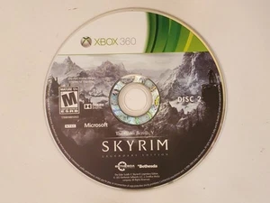 The Elder Scrolls V: Skyrim Disc 2 - Legendary Edition (Xbox 360) - Picture 1 of 2
