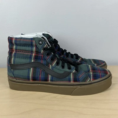 Zapatos de skate Vans para mujer talla 8,0 SK8-Hi reedición goma escocesa caña alta Foto 1 de 4
