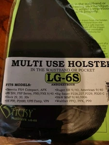 New Sticky Multi Use Holster LG-6S Ambidextrous - Picture 1 of 2