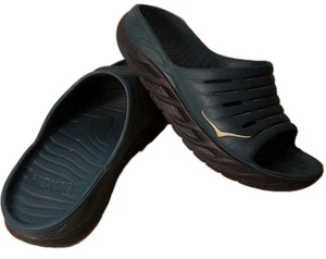 Sandalias Hoka One One Ora Recuperación Toboganes Cómodas Acolchadas Sin Cordones 11 Azul Teal - Imagen 1 de 6