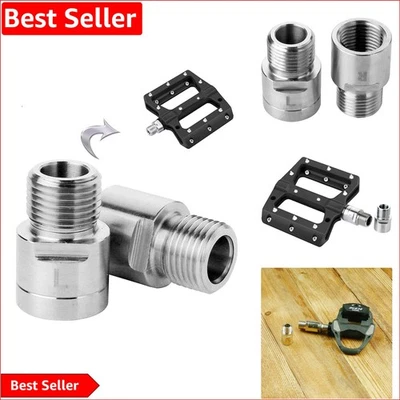 Extensores de Pedal de Bicicleta Ligeros Cromo-Molibdeno - Fácil Instalación y Antioxidación Foto 1 de 4