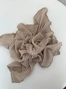 Foulard carré Mousseline de soie Vintage Marithé François Girbaud FO808 - Foto 1 di 12