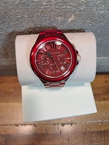 Orologio MICHAEL KORS MK7304 Donna Rosso Slim Runway S/Acciaio - Foto 1 di 7