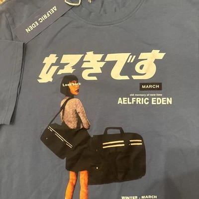 AELFRIC EDEN Look Back Ideverray Graphic T-shirt Men Adult L Blue B1 - Image 1 of 4