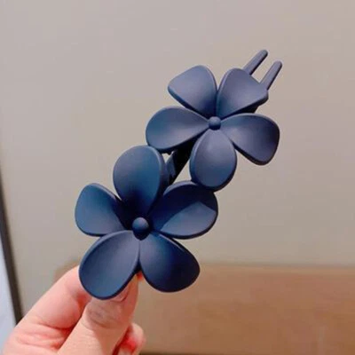 Матовый цветок большой волос зажим акриловый утка зажим хвост шпильки для волос когти, - Изображение 1 из 4