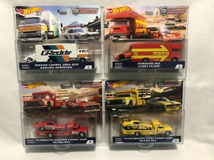4 Hot Wheels CAR CULTURE TEAM TRANSPORT DISPLAY ACRYLIC - Picture 1 of 3
