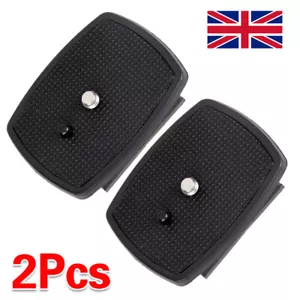 2x 42MM Quick Release Plate Tripod Mount Head For Digital DSLR Camera Velbon UK - Picture 1 of 7