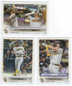 Juego de equipo Topps San Diego Padres 2022 serie 1 y 2 - 20 cartas - Imagen 1 de 1