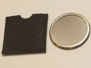 Kappa Alpha Theta Greek Black Compact Mirror - Picture 1 of 4