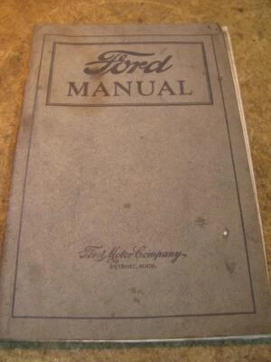 Ford Modelo T 1919 vintage manual del propietario Foto 1 de 4