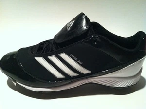 NEW Adidas Mens Excel 365 Low Metal Baseball Cleats Size 13 Black White G47408 - Picture 1 of 10