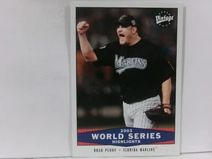 2004 Upper Deck Vintage 2003 World Series Highlights Brad Penny #323 - Picture 1 of 2