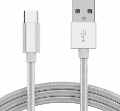 Cable cargador rápido tipo C USB-C de 1/3/6/10 pies para S8 S9 S10 Edge Plus Note 8 10 N8 Foto 1 de 4