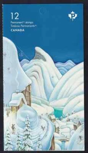 Canada 2023 Christmas Holiday Winter, MNH booklet of 12 'P' - Picture 1 of 1