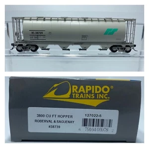 HO Rapido Trains 127022-5 3800 CU Ft Hopper Roberval & Saguenay 38739 - Bild 1 von 8