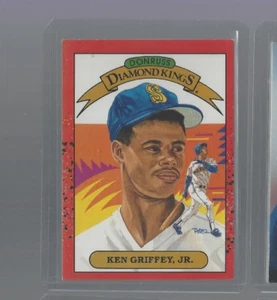 1990 DONRUSS DIAMOND KING #4 KEN GRIFFEY JR. NM-NM/MT - Foto 1 di 1