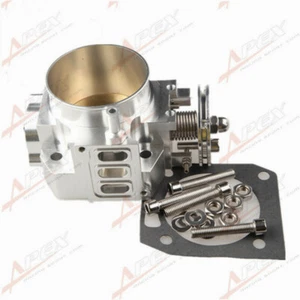 Billet Aluminum 70mm Throttle Body Intake RSX DC5 CIVIC SI EP3 K20 K20A Silver - Picture 1 of 5