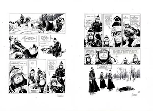 FRANCO SAUDELLI - Tavola originale Iberland n.1 p.9-10 - Picture 1 of 1
