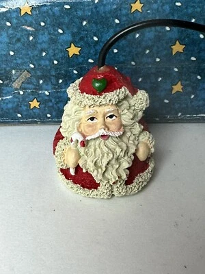 Boston Warehouse 1998 Santa Claus Candle Snuffer vacaciones de Navidad Foto 1 de 4