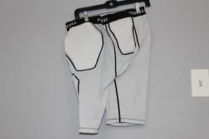 Russell 5 Piece Integrated Football Girdle - Youth Size XL - Silver - New - Picture 1 of 1