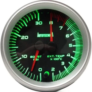 Black Face Diesel Dual Boost & Exhaust Temp Gauge w/ 60mm Cup for Landcruiser - Picture 1 of 12