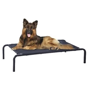 Elevated Dog Cot Bed Medium Size Dog, Raised Outdoor Dog Hammock - Picture 1 of 9