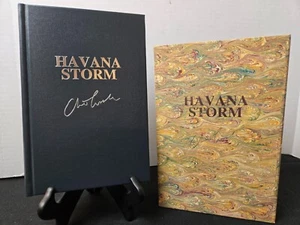 DOUBLE SIGNED Clive & Dirk Cussler HAVANA STORM Lettered "Q" Norwood Lim Ed 2014 - Picture 1 of 8