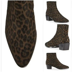 Rag & Bone "Rover" Chelsea Booties aus Wildleder mit Leoprint Gr. 37 (US 7) - Bild 1 von 10