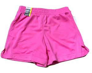 Athletic girls shorts moisture wicking hot pink m 7/8 - Picture 1 of 3